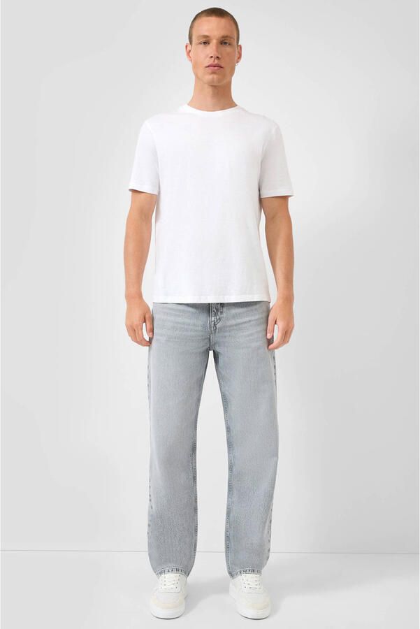 QS loose fit jeans lichtgrijs