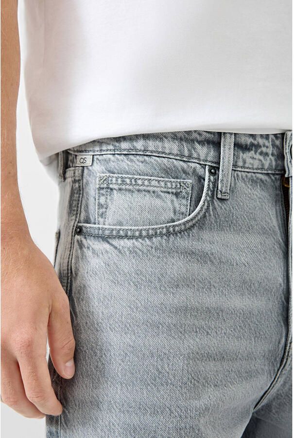 QS loose fit jeans lichtgrijs - Foto 2