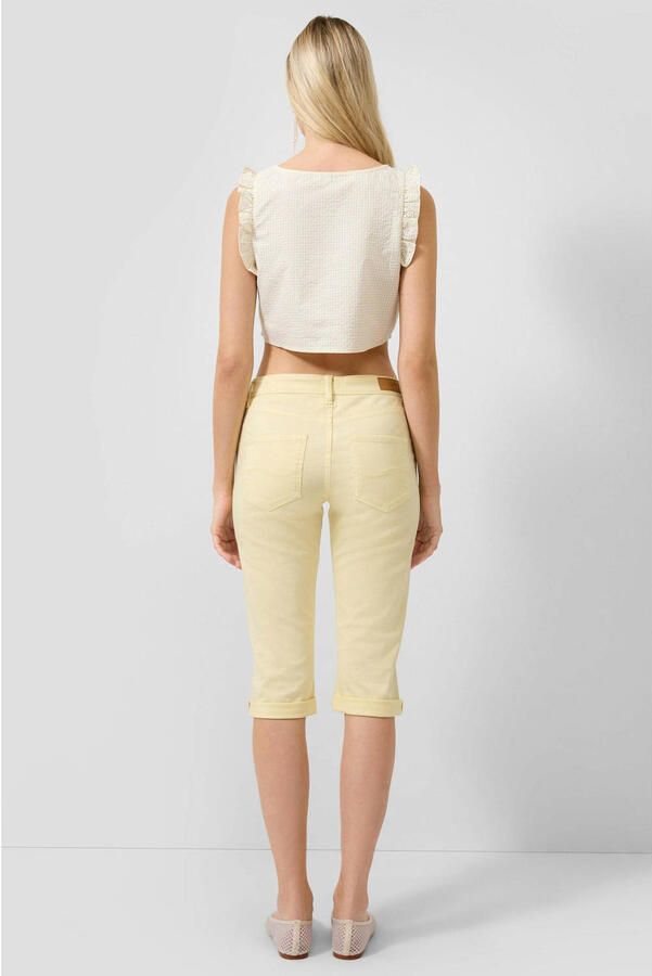 QS low waist capri jeans lichtgeel - Foto 2