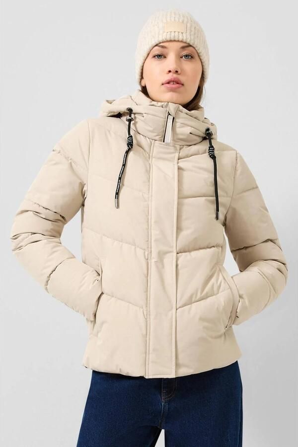 QS pufferjas beige