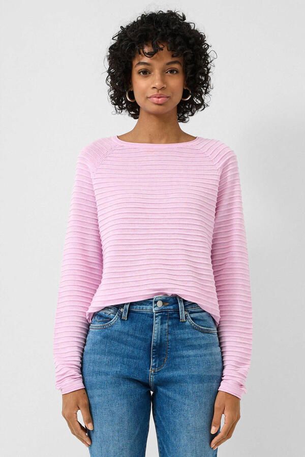 QS pullover lichtroze
