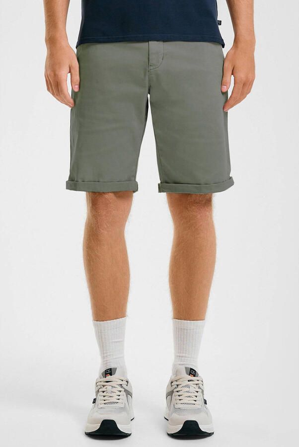 QS regular bermuda short grijs