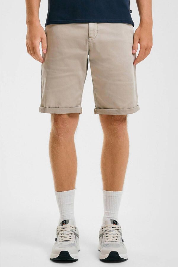 QS regular bermuda short lichtgrijs