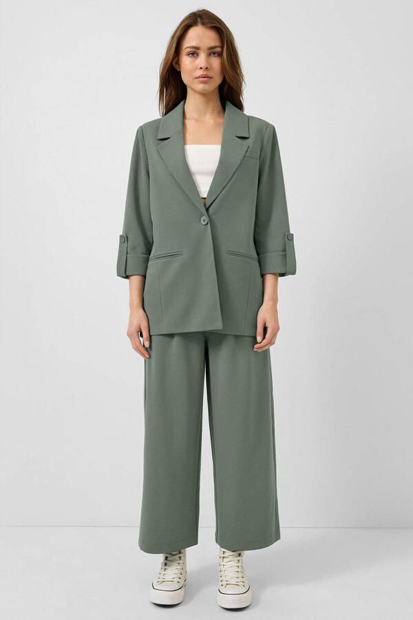 QS regular blazer donkergroen - Foto 3