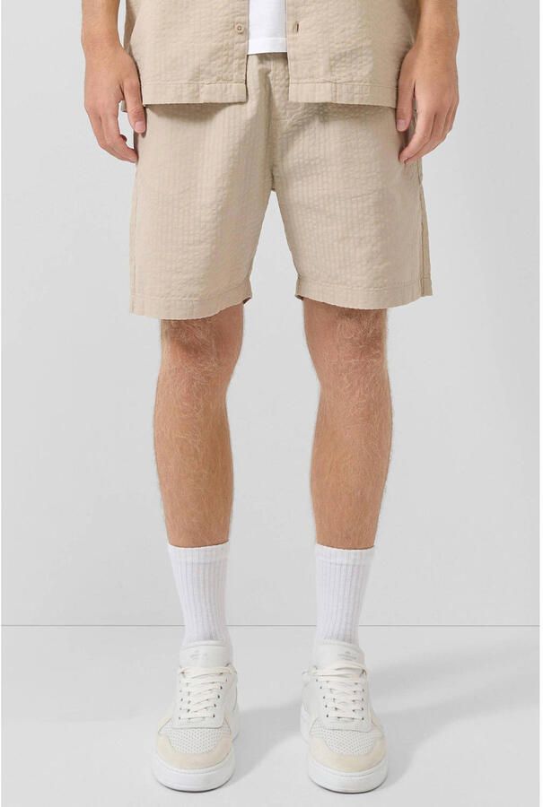 QS regular casual short beige
