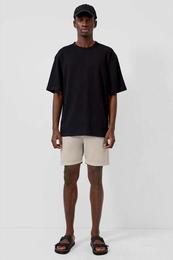 QS regular casual short met linnen beige - Foto 2