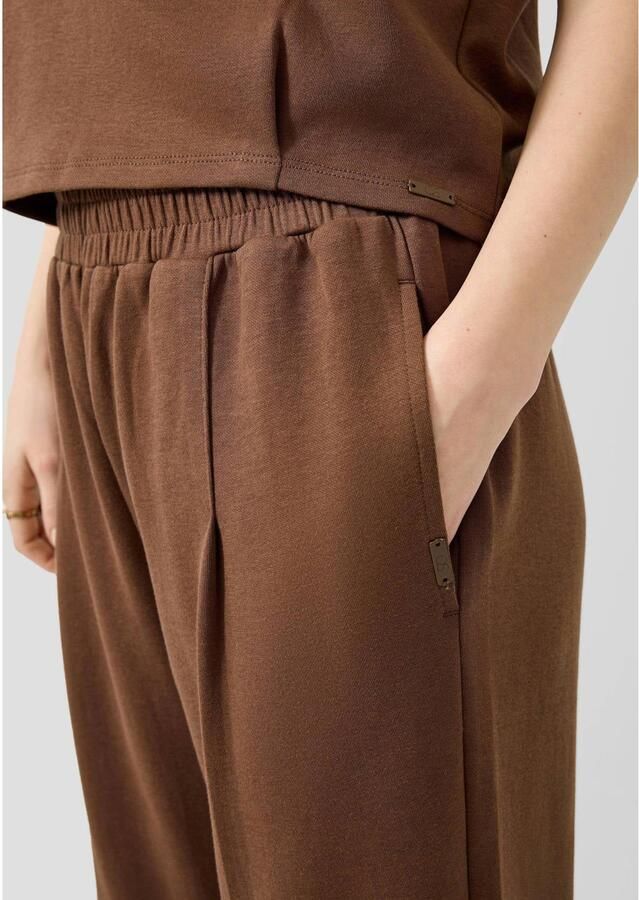 QS regular fit broek lichtbruin - Foto 2