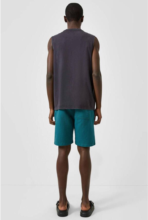 QS regular fit casual short petrol - Foto 3