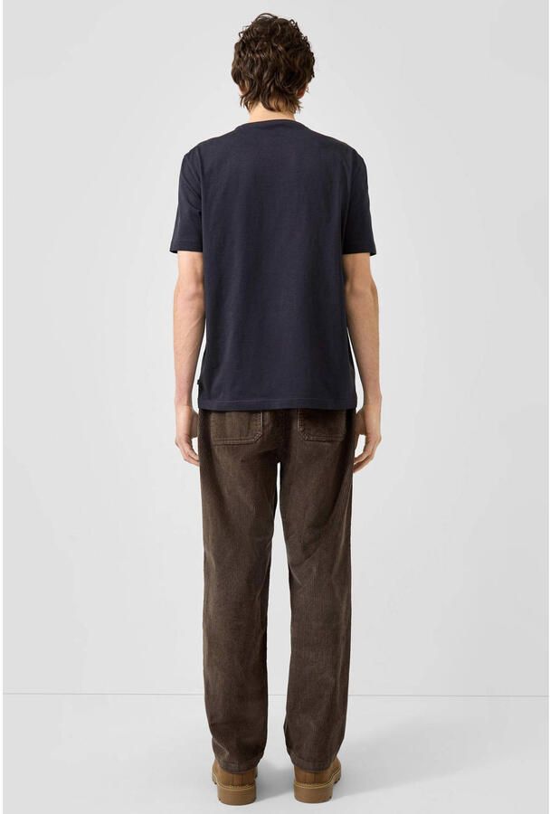 QS regular fit corduroy casual broek bruin - Foto 2