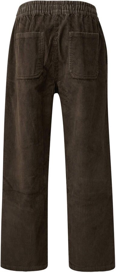 QS regular fit corduroy casual broek bruin - Foto 3