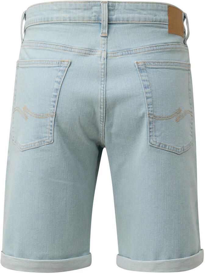 QS regular fit denim short lichtblauw denim - Foto 2
