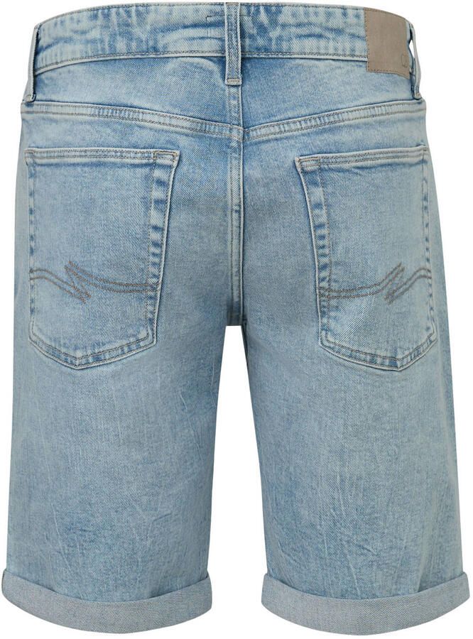 QS regular fit denim short lichtblauw - Foto 2