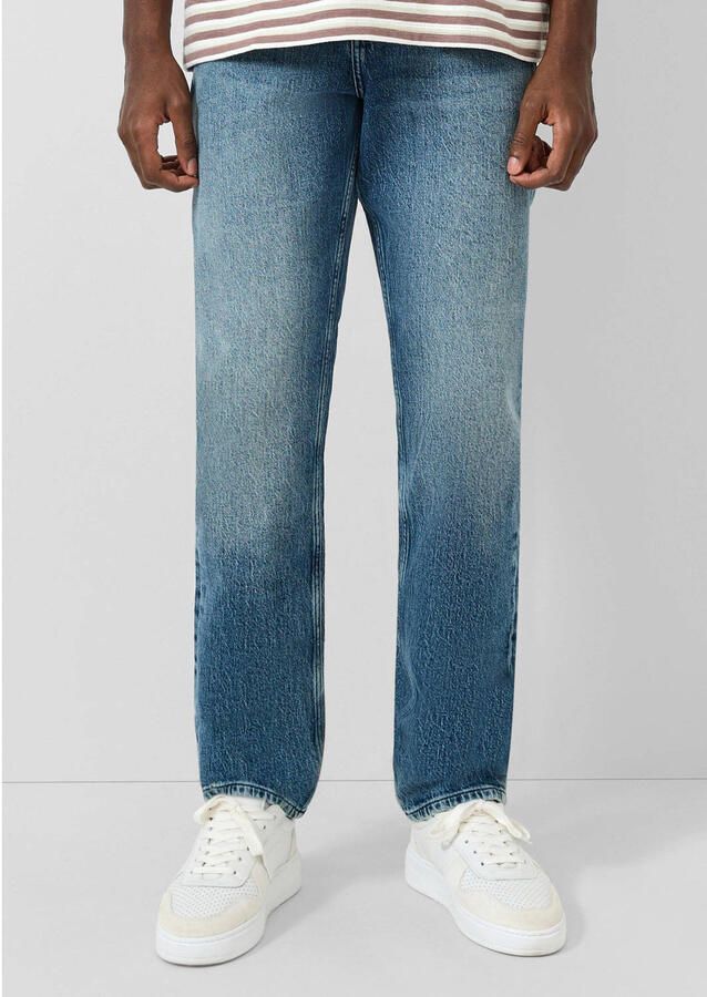 QS regular fit jeans blauw