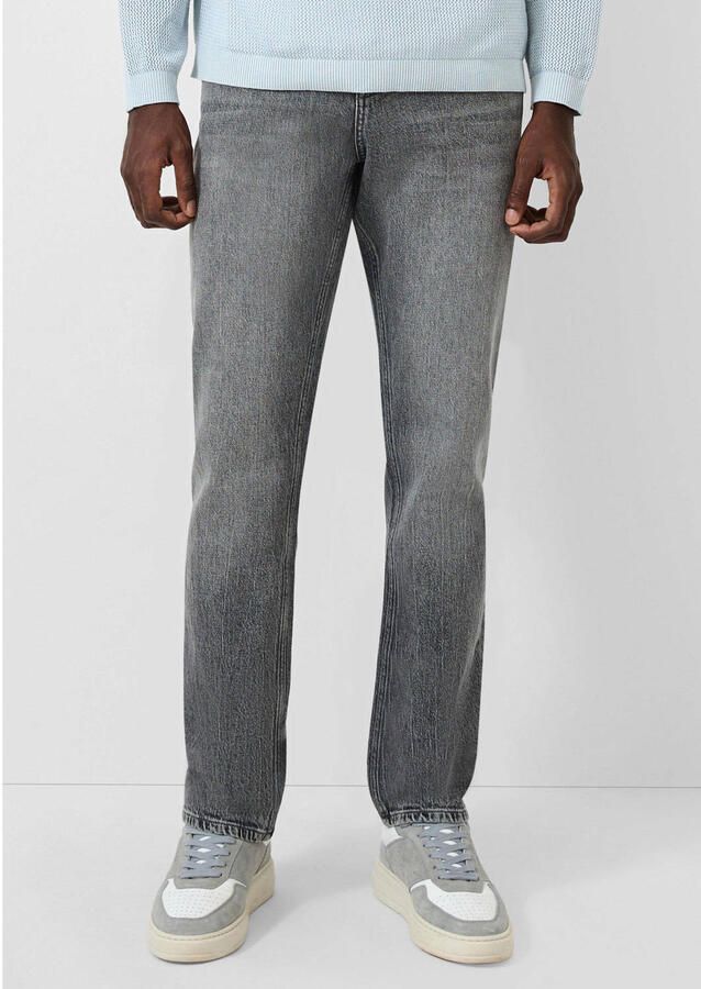 QS regular fit jeans grijs