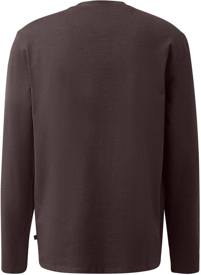 QS regular fit longsleeve donkerbruin - Foto 2