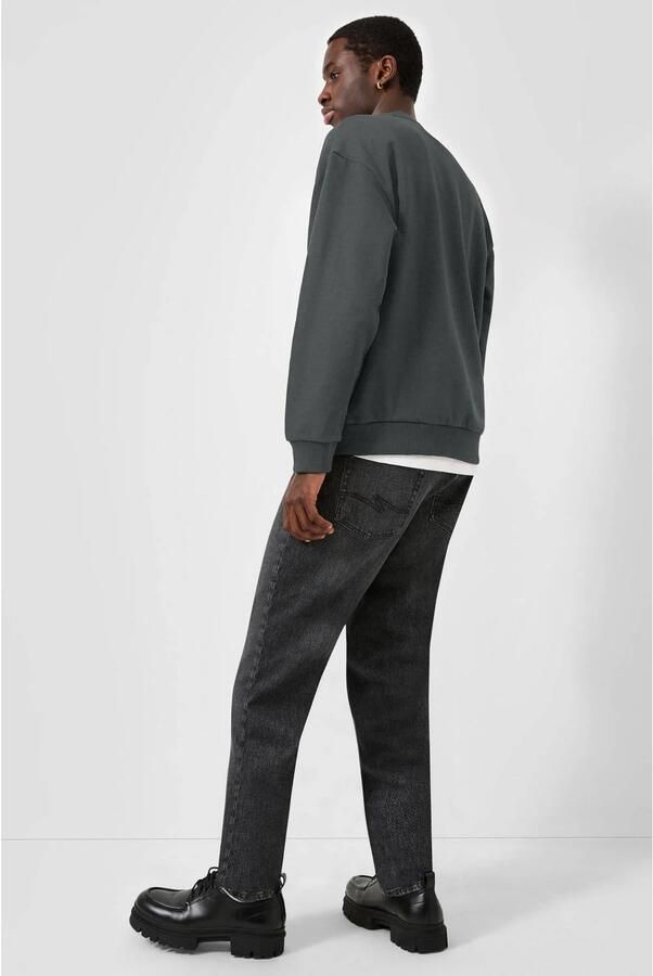 QS regular fit sweater donkergrijs - Foto 2