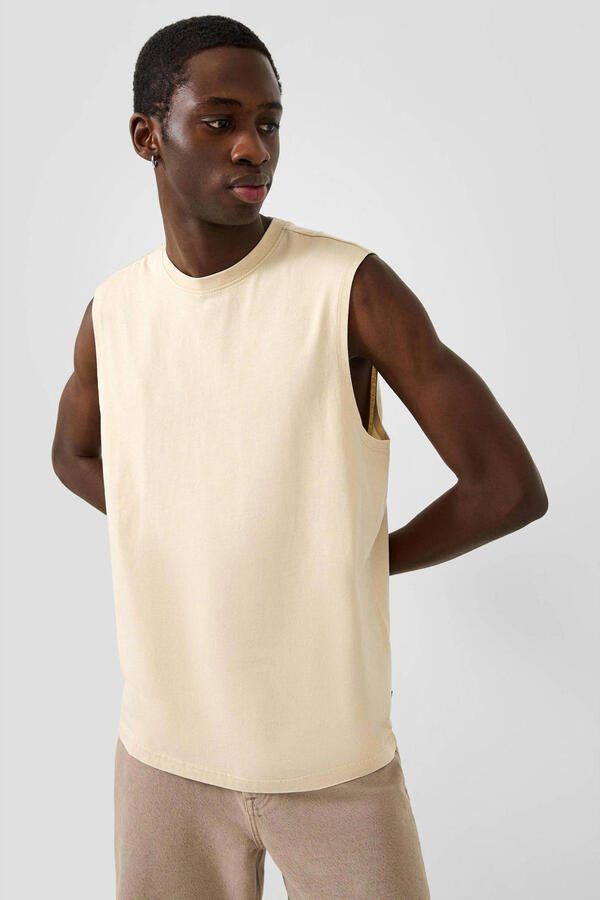 QS regular fit T-shirt beige - Foto 2