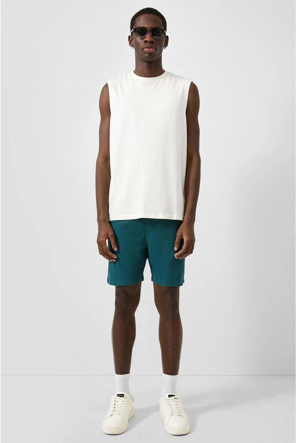 QS regular fit T-shirt ecru