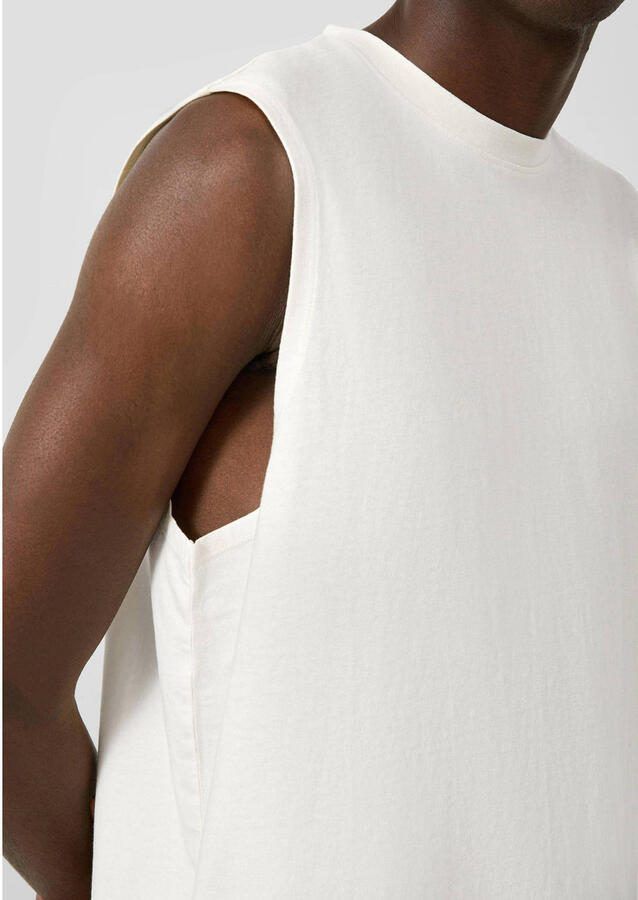 QS regular fit T-shirt ecru - Foto 2
