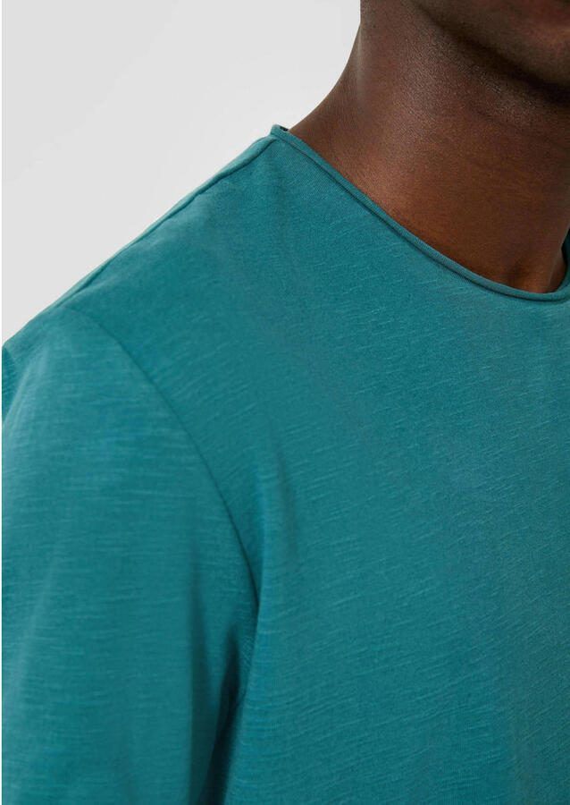 QS regular fit T-shirt petrol - Foto 2