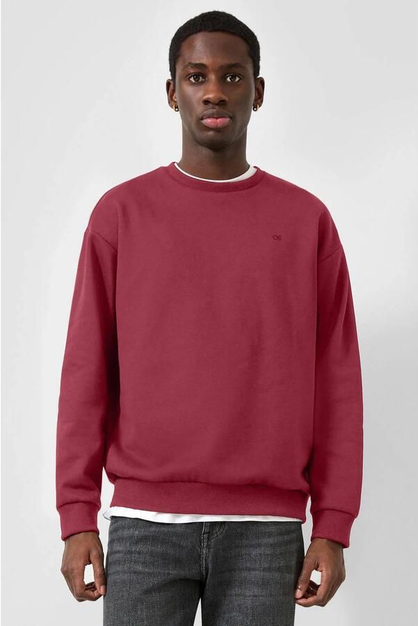 QS regular fit trui rood