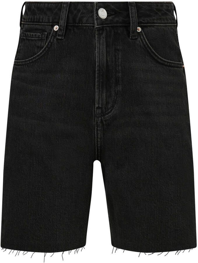 QS regular high waist denim short zwart - Foto 2