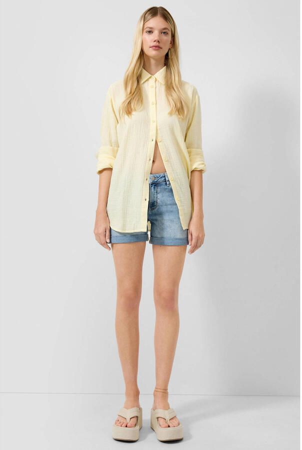 QS regular low waist denim short medium blue denim - Foto 3