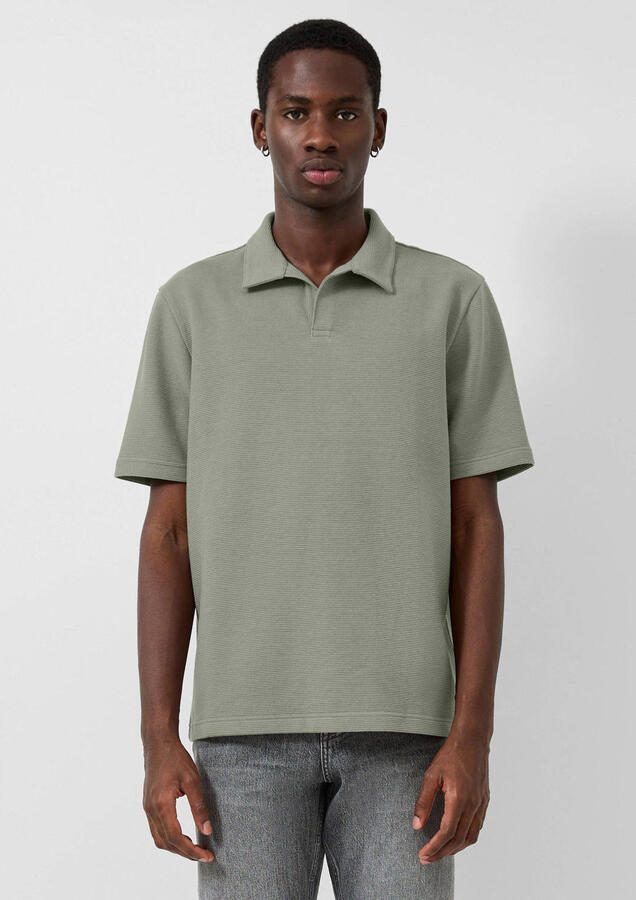 QS regular polo groen