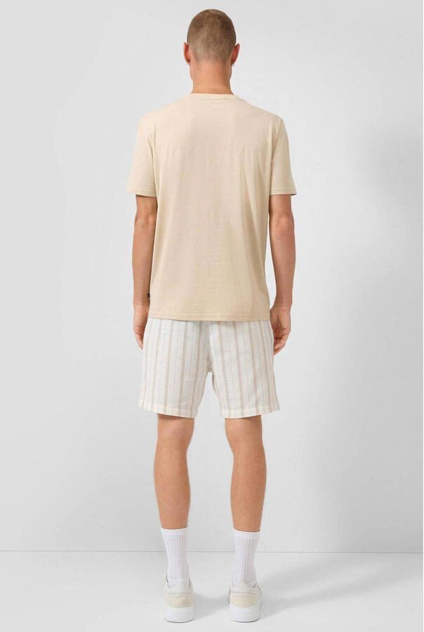 QS regular T-shirt beige - Foto 2