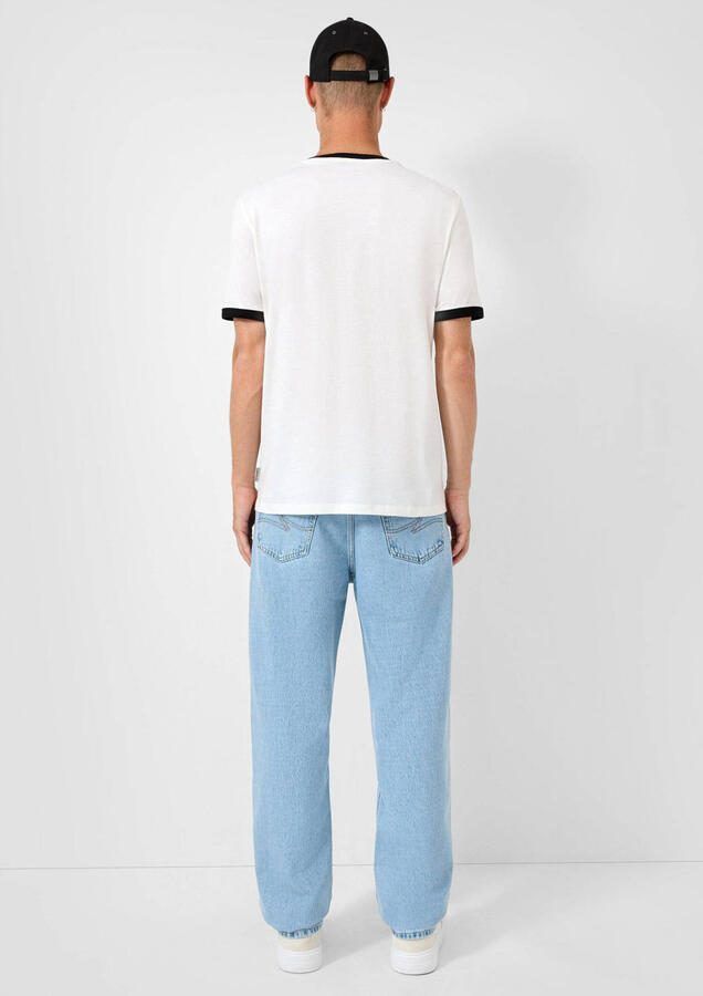 QS regular T-shirt ecru - Foto 2