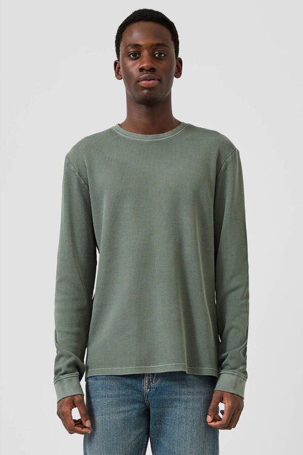 QS regular T-shirt grijs