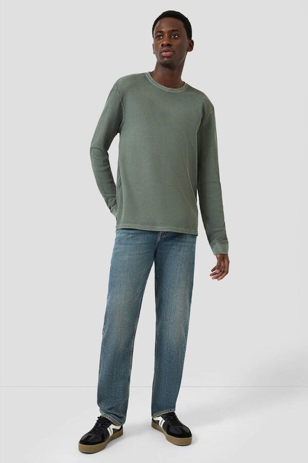 QS regular T-shirt grijs - Foto 3