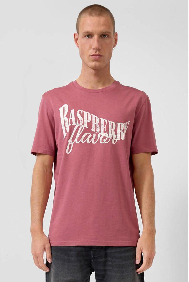 QS regular T-shirt roze