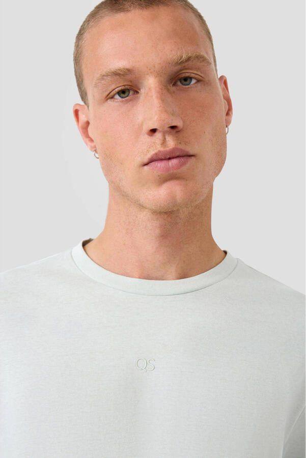 QS regular T-shirt turquoise - Foto 2