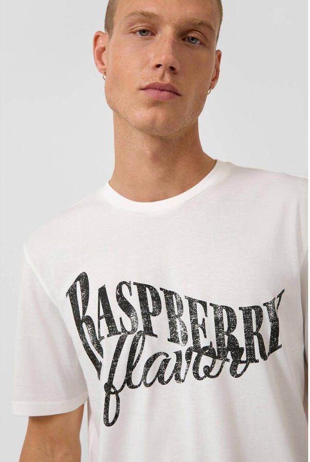 QS regular T-shirt wit - Foto 3