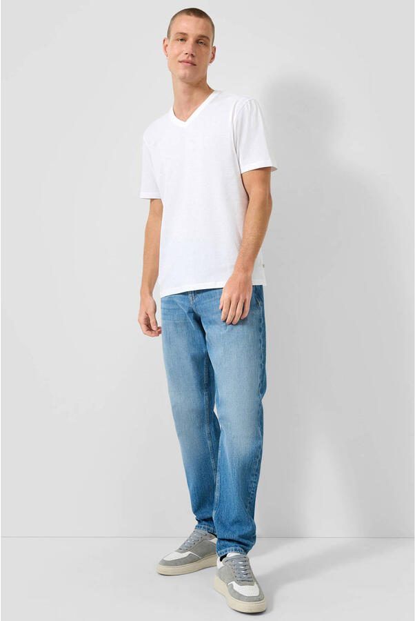QS regular T-shirt wit (set van 2) - Foto 3