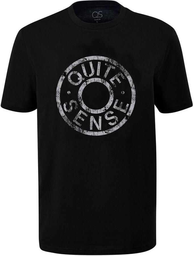 QS regular T-shirt zwart - Foto 2