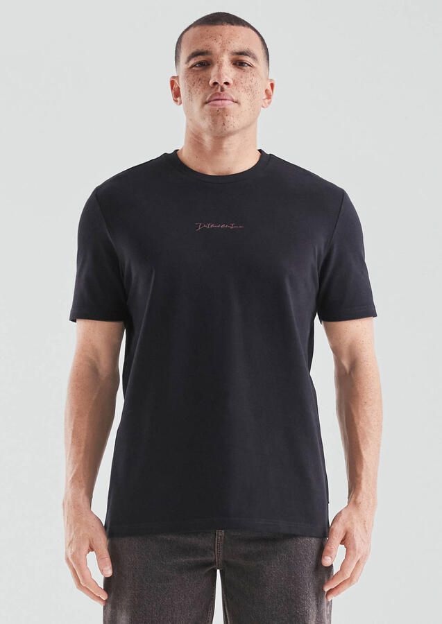 QS regular T-shirt zwart