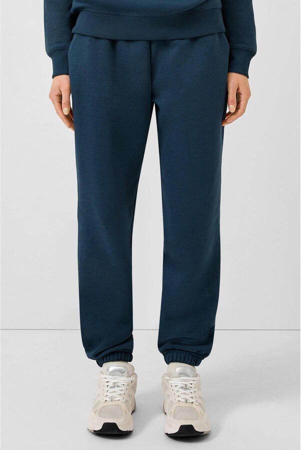 QS regular waist casual broek donkerblauw