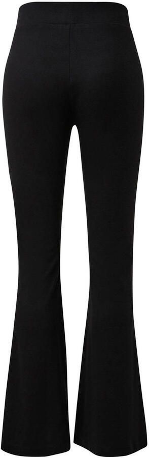 QS regular waist flared broek zwart - Foto 3