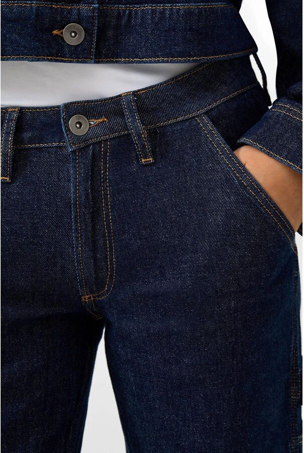 QS regular waist regular fit jeans dark blue denim - Foto 2