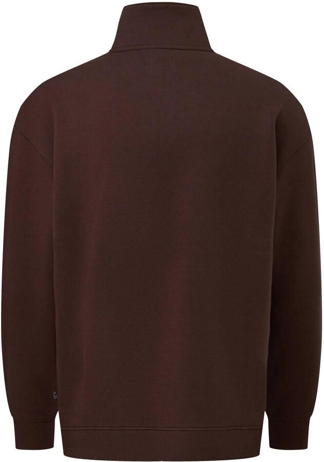 QS relaxed fit sweater donkerbruin - Foto 2