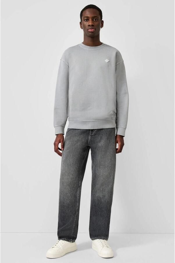 QS relaxed fit trui grijs - Foto 3