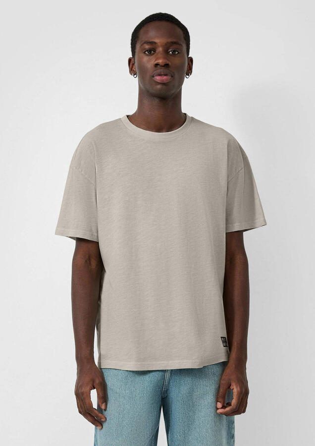 QS relaxed T-shirt beige