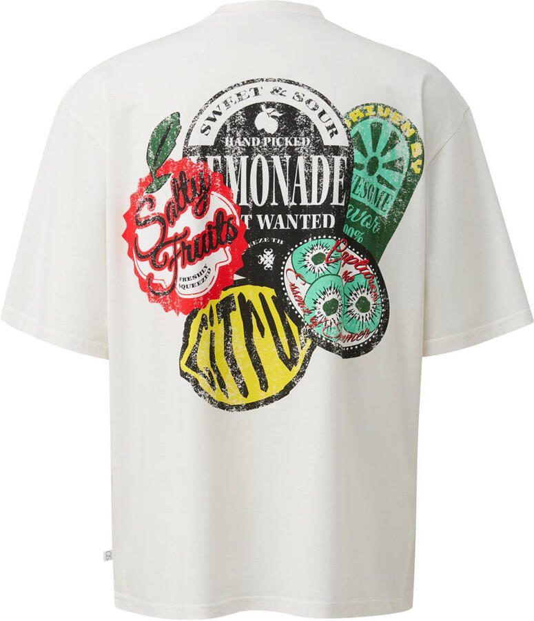 QS relaxed T-shirt met backprint ecru - Foto 2