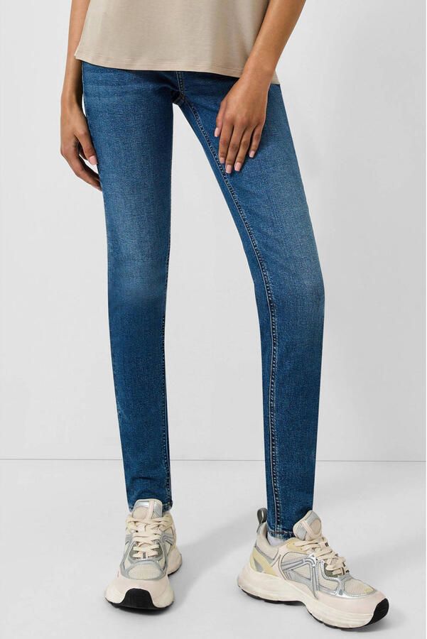 QS skinny jeans mediumblauw