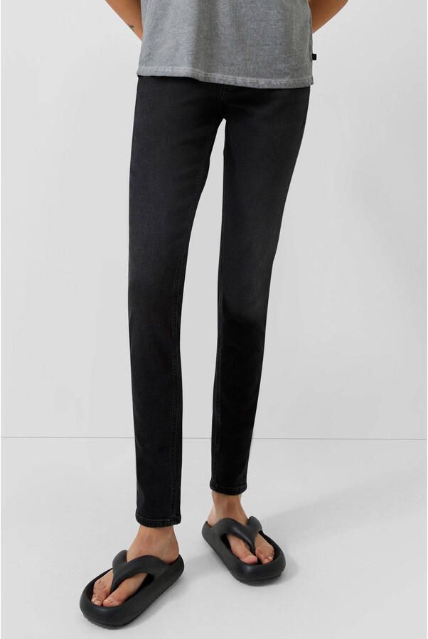 QS skinny jeans zwart