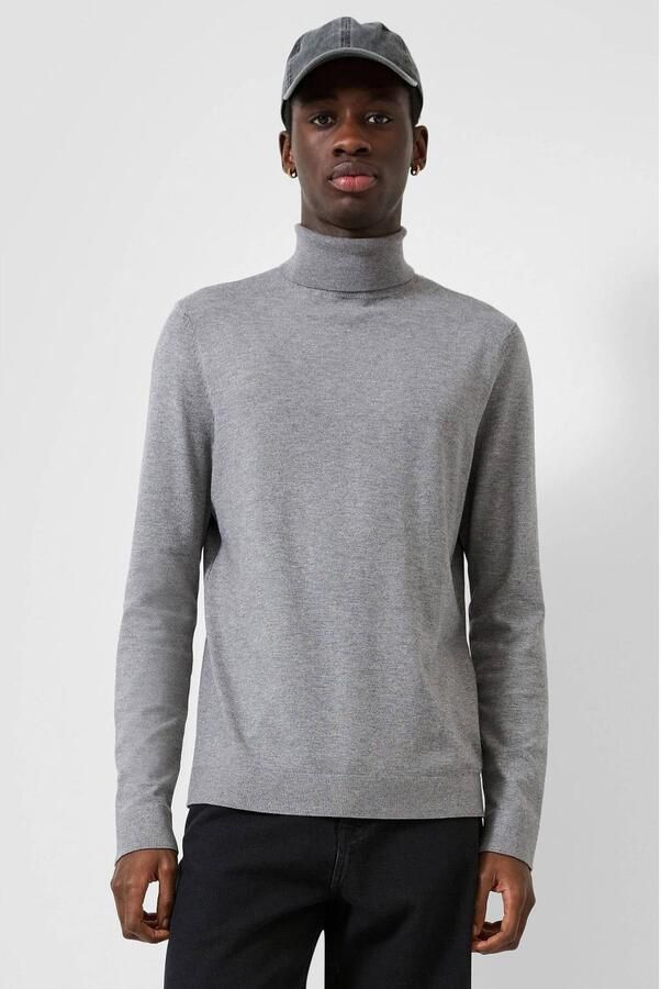 QS slim fit coltrui grijs