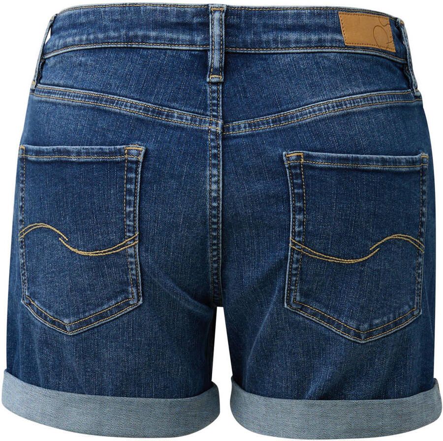QS slim regular waist short dark blue denim - Foto 2