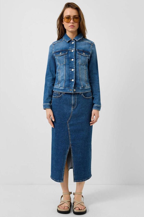 QS spijkerjas medium blue denim - Foto 2